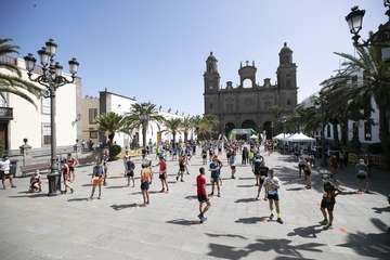 La LPA Trail  se celebró este sábado en la capital grancanaria/Carlos Díaz Recio.